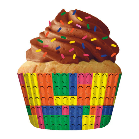 Building Blocks Baking Cups - Cupcake Creations