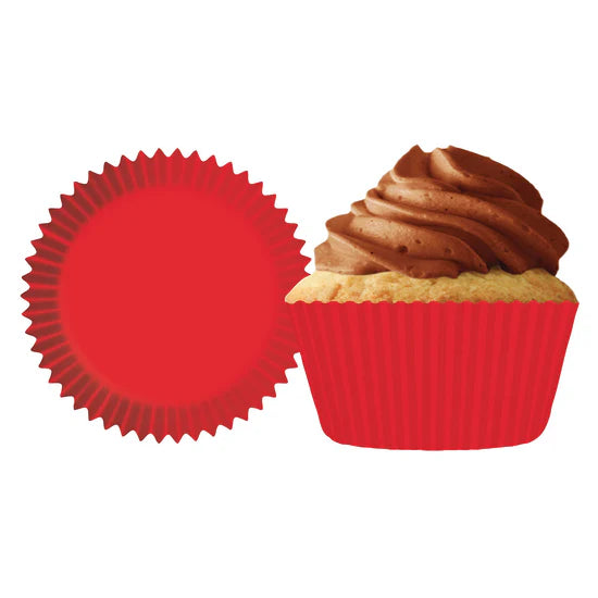 Jumbo Red Baking Cups - Cupcake Creations