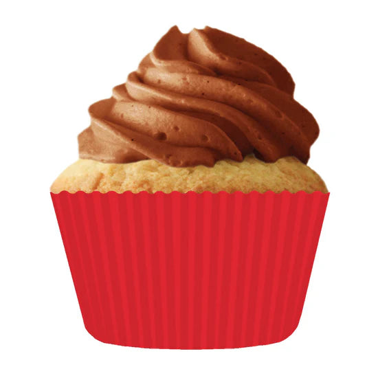 Jumbo Red Baking Cups - Cupcake Creations