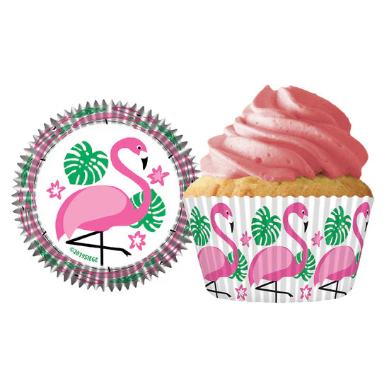 Flamingo Baking Cups - Cupcake Creations