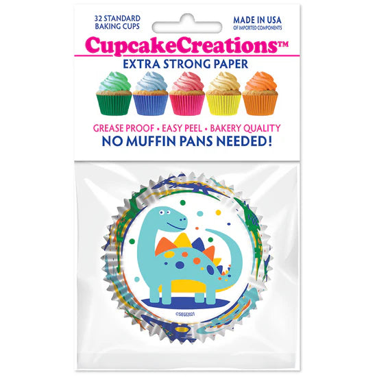 Dinosaurs Baking Cups - Cupcake Creations