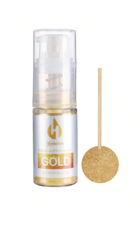 Edible Glitter Spray - 5g Edible Luster Dust Metallic Glitter