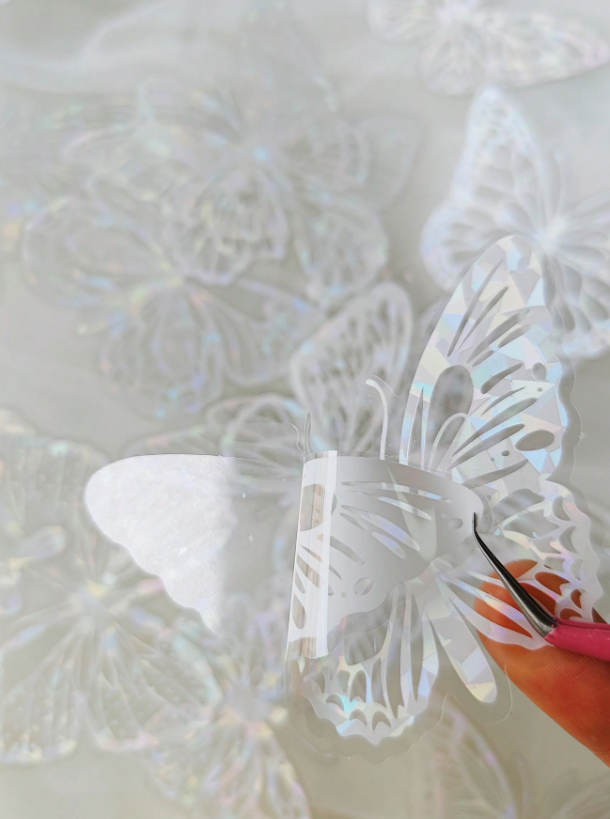 20pcs White Butterfly & Shell