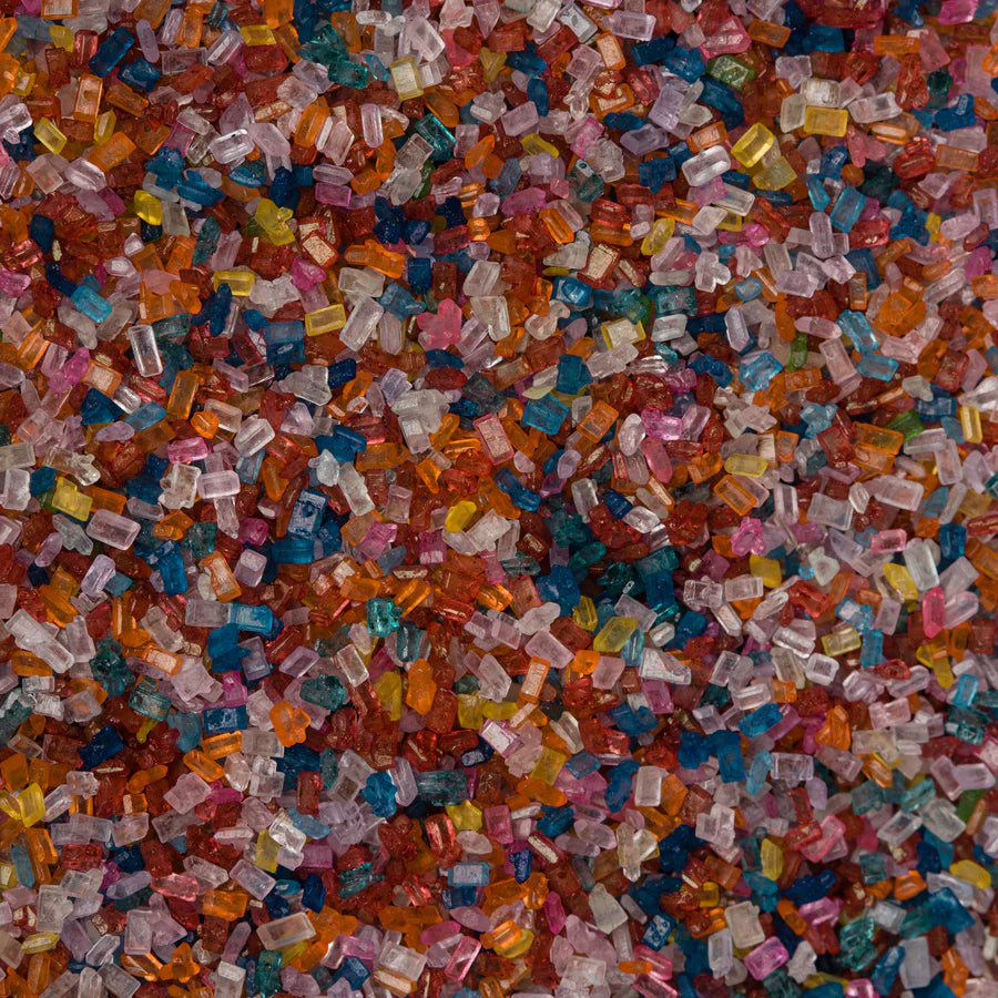 Rainbow Mix Sugar Crystals