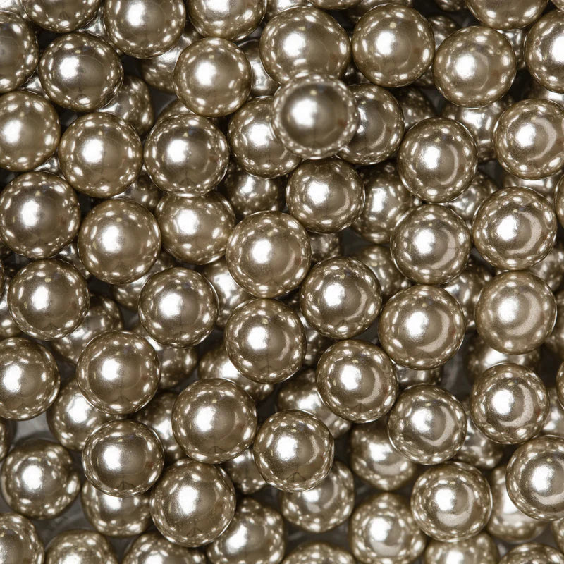 8mm Silver Dragees