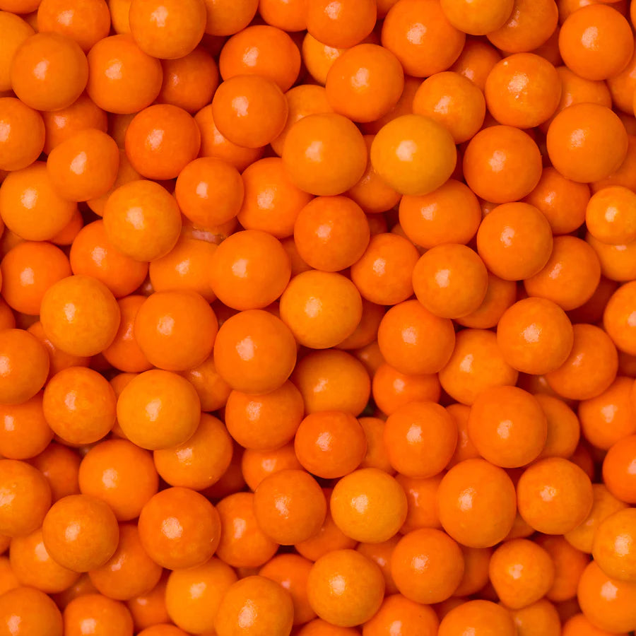 6mm Orange Sugar Pearls