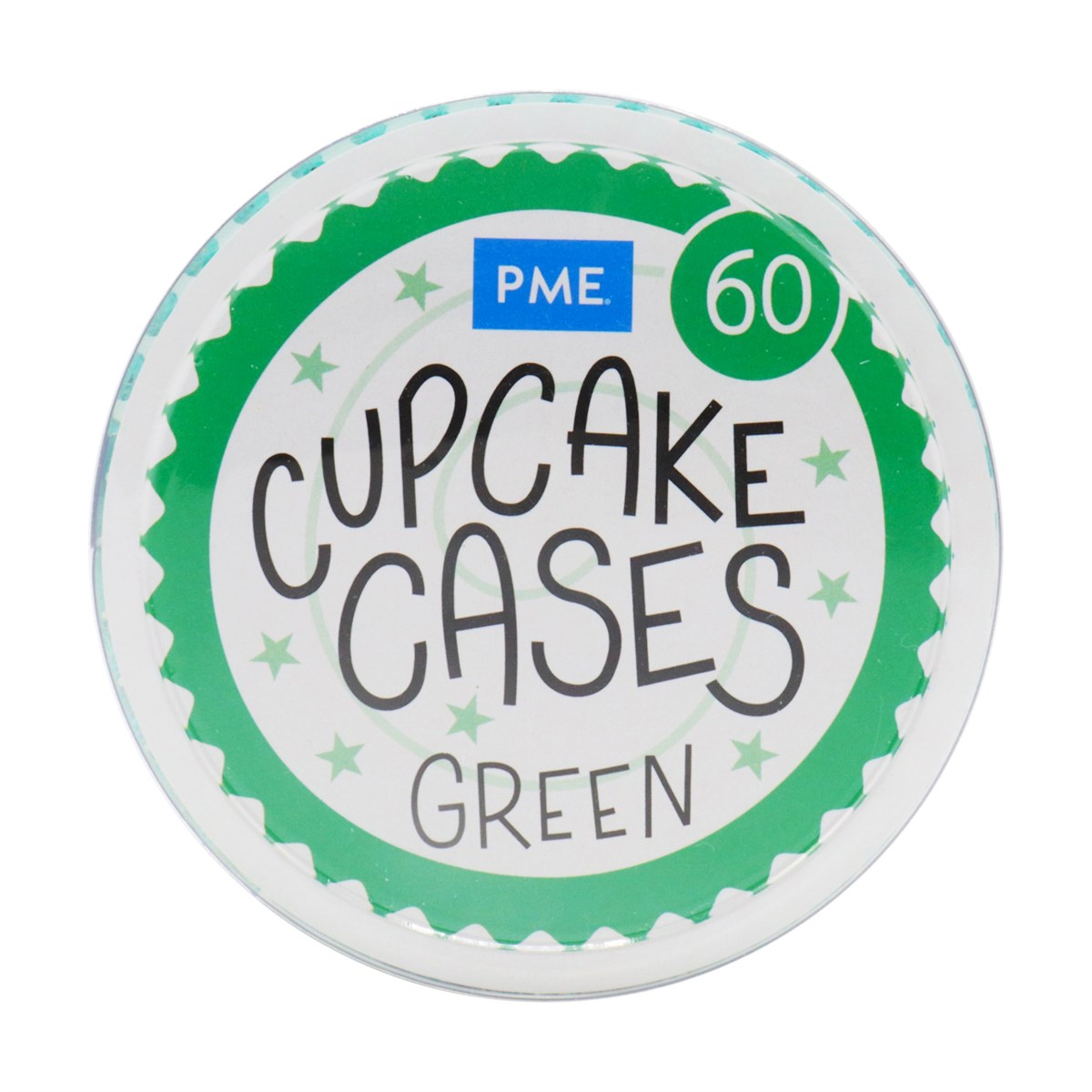 Cupcake Cases, Green (60)