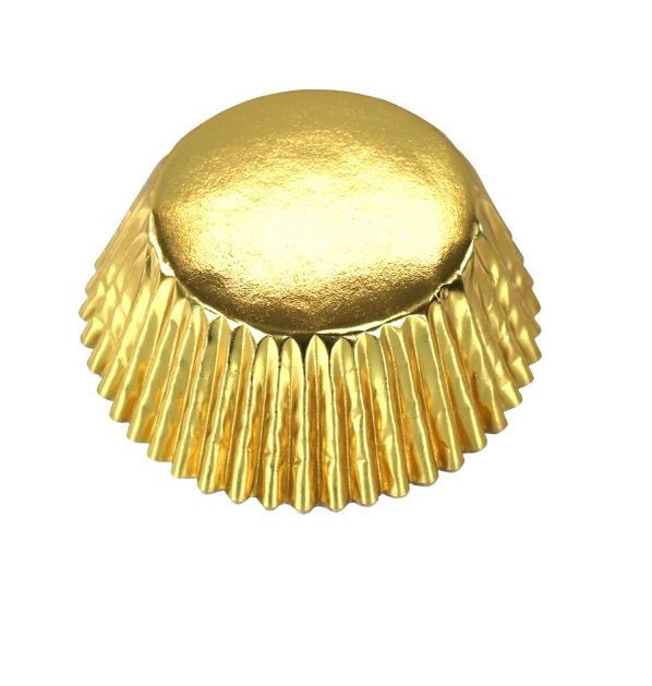 Metallic Baking Cup - Gold Pk/30