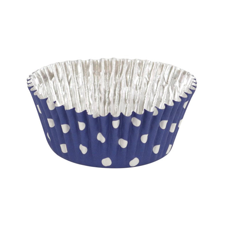 Blue Polka Dot Cupcake Liners