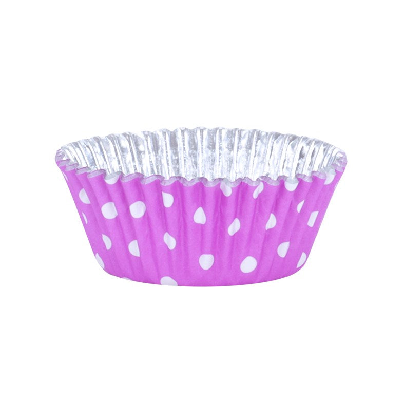 Purple Polka Dots Pk/30