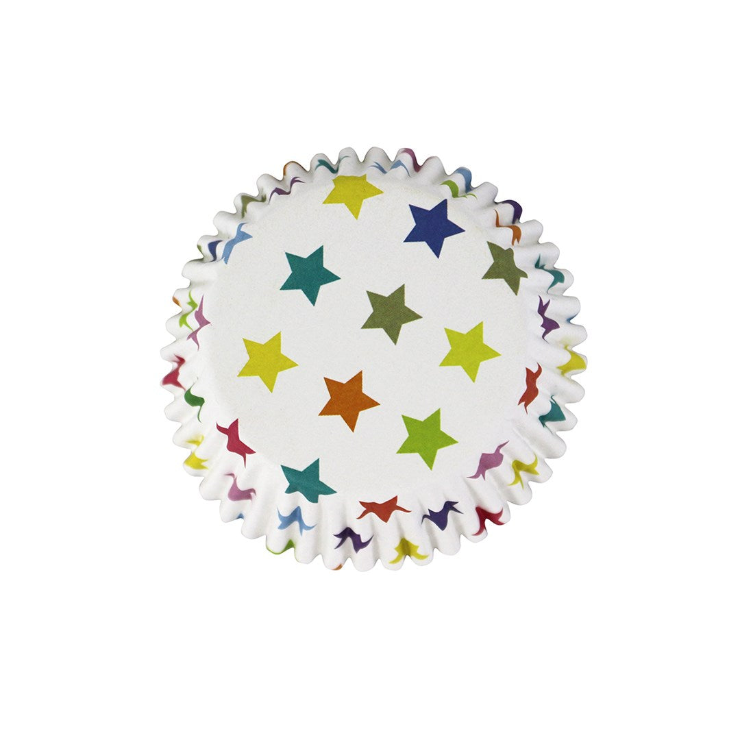 Multicolor Stars Cupcake Liners