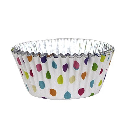 Multicolor Polka Dots Cupcake Liners