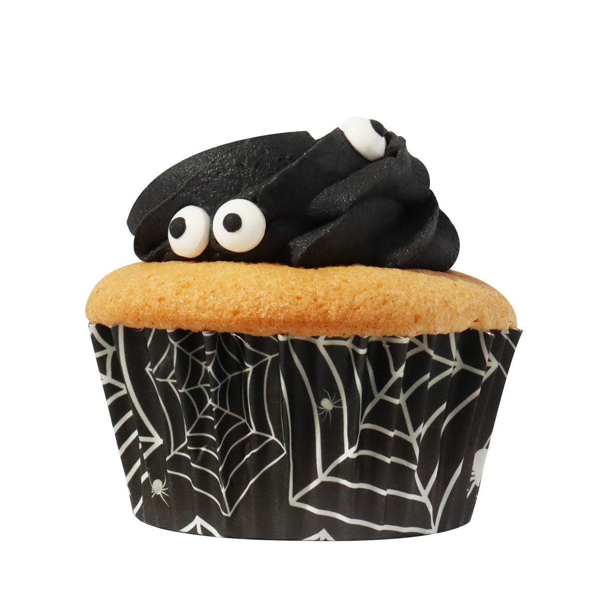 Halloween Foil-lined Cupcake Cases - Spiderwebs (Pack of 30)