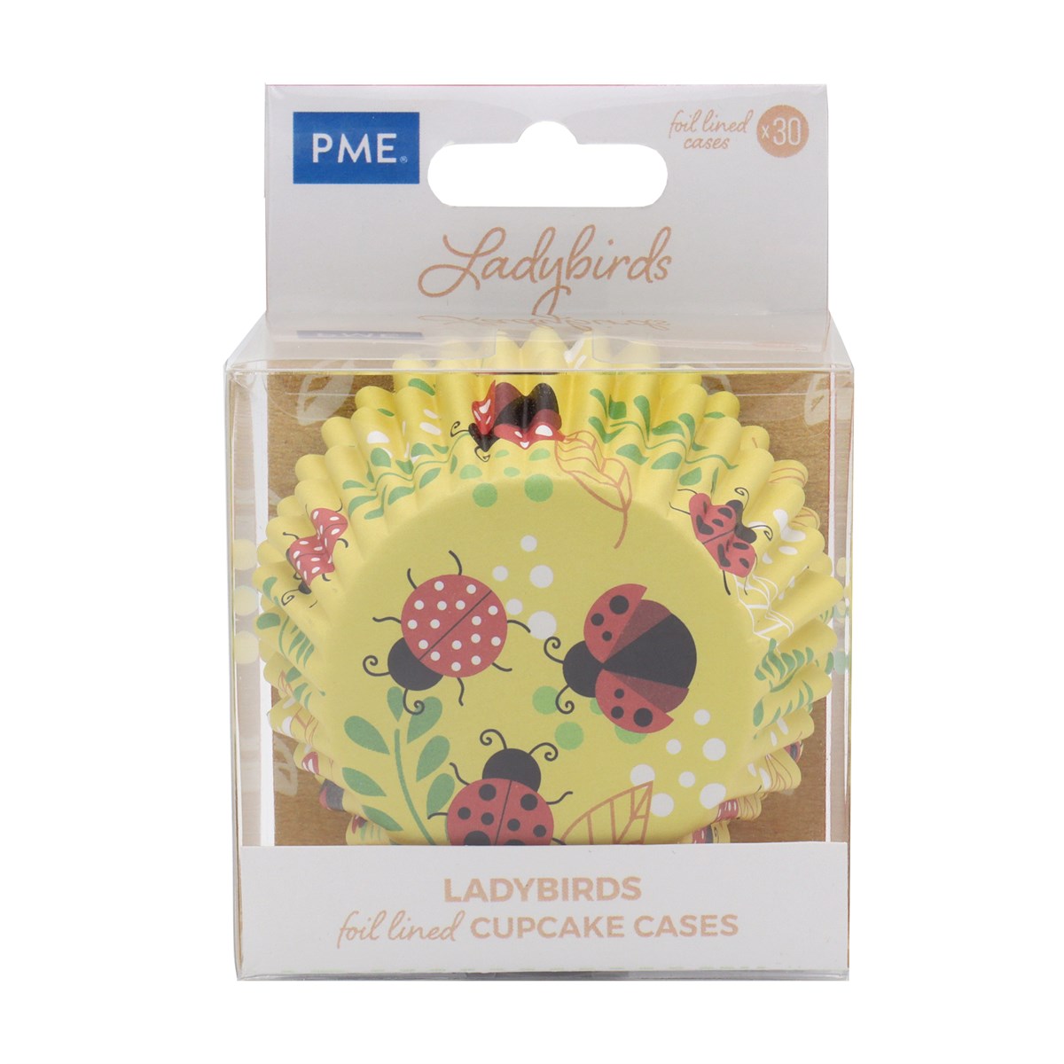 Cupcake Cases Foil Lined – Ladybird Pk/30