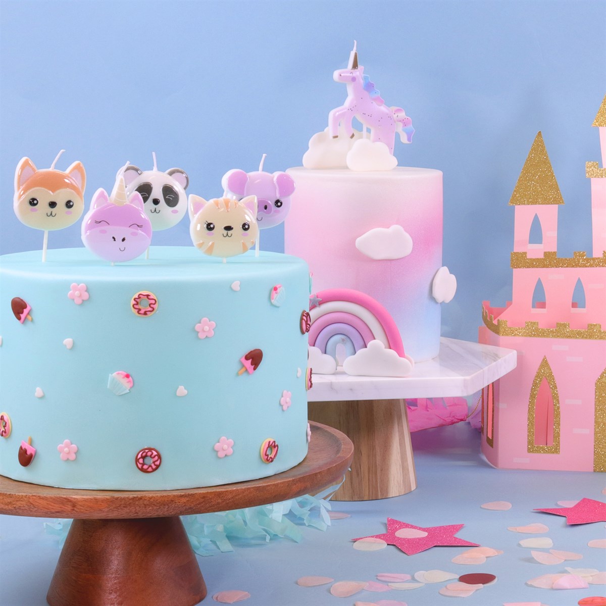 Kawaii Set of 5 Candles