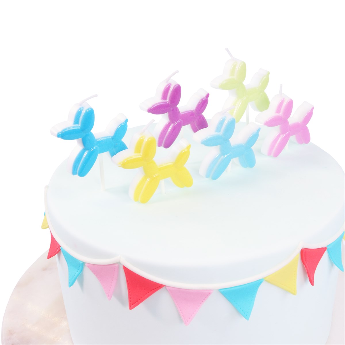 Candle Set of 6 - Balloon Dog