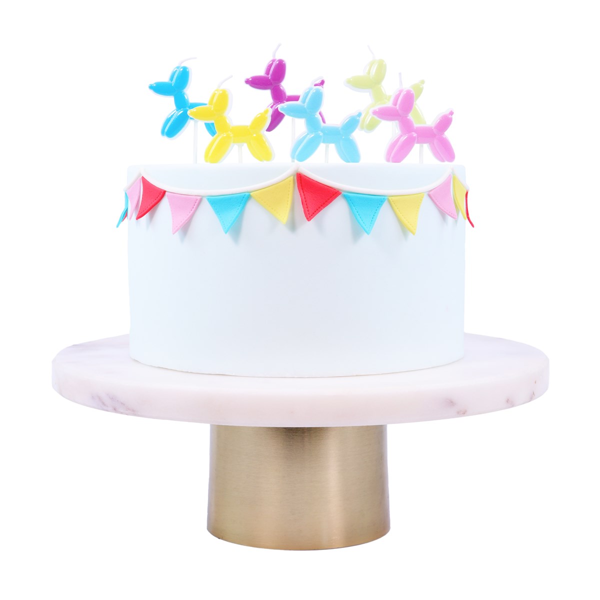 Candle Set of 6 - Balloon Dog