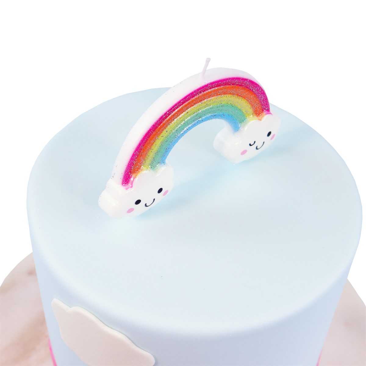 Candle Topper - Glitter Rainbow