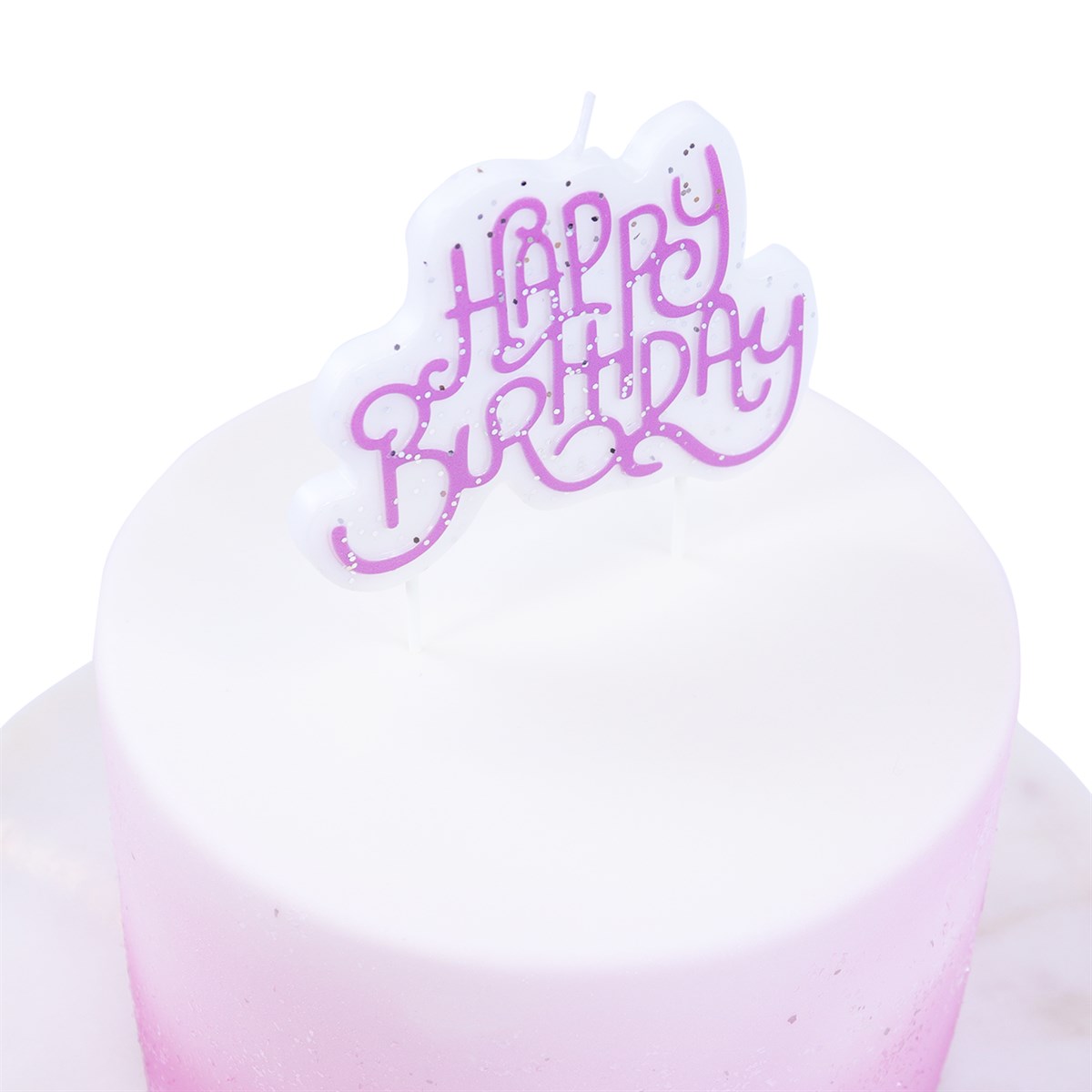 Happy Birthday Candle Cake Topper