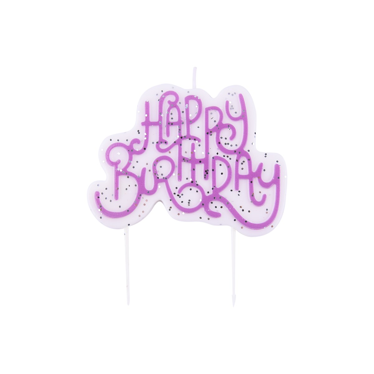 Happy Birthday Candle Cake Topper