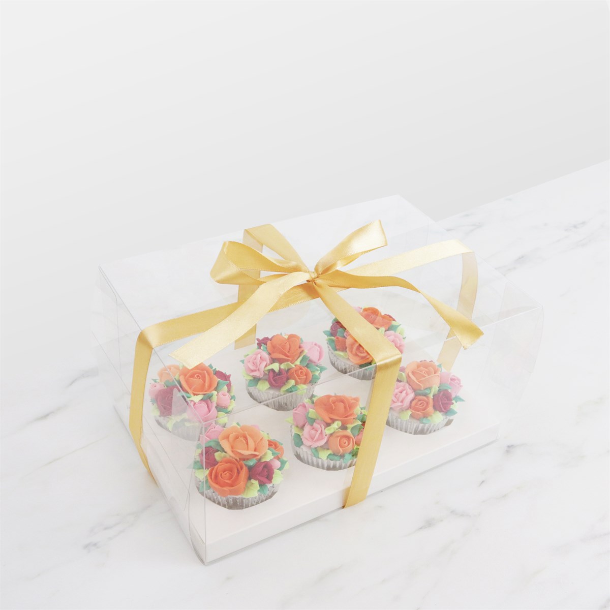 CRYSTAL Cake Box - 6 Cupcakes