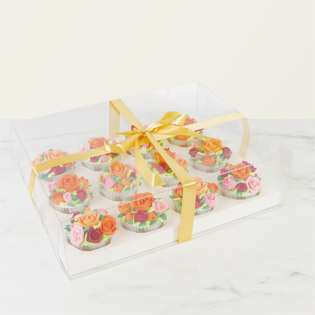 CRYSTAL Cake Box - 12 Cupcakes