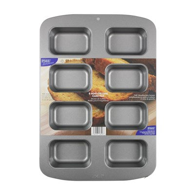 Non Stick - 8 Cup Mini Oblong Cake Pan (39 x 29 x 3.8cm / 15 x 11.4 x 1.5”)