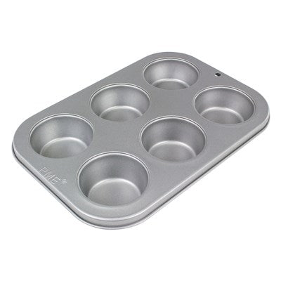 Non Stick - 6 Cup Muffin Pan (26.5 x 18 x 3cm / 10.4 x 7.1 x 1.2”)