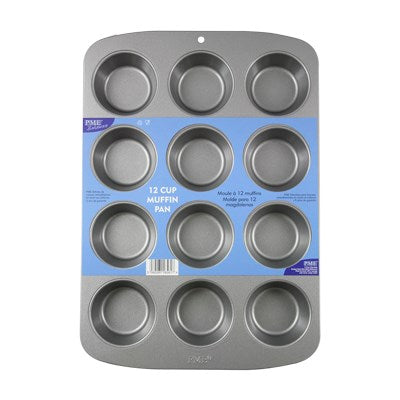 Non Stick - 12 Cup Muffin Pan (45 x 26.5 x 5cm / 17.7 x 10.4 x 2”)