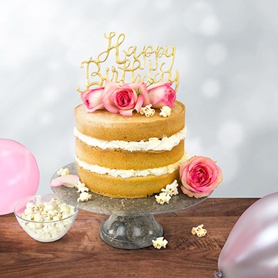 Happy Birthday Script- Cake Topper Cutter