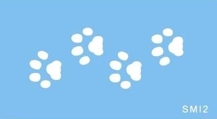 Muddy Paws Stencil