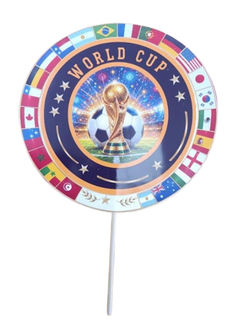 Soccer Cup Cake Topper