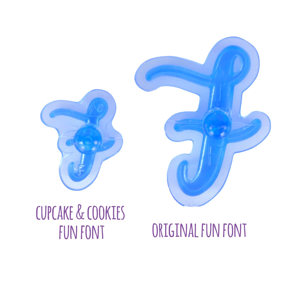 Fun Fonts - Cupcakes and Cookies Stamping Set