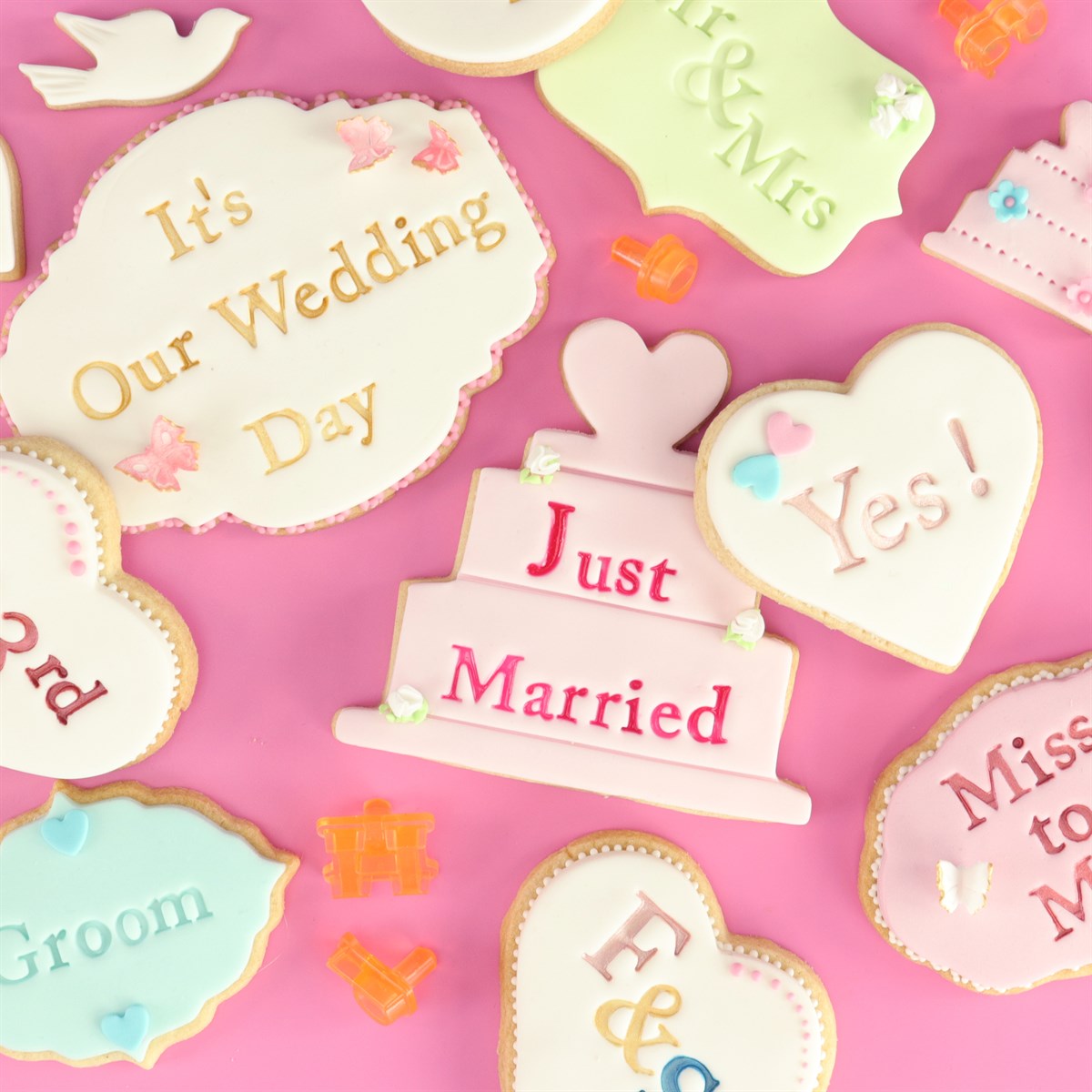 Fun Fonts - Cupcakes and Cookies Stamping Set