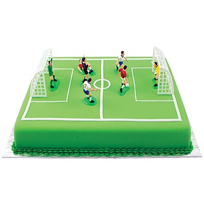 Football/Soccer Cake Topper Set of 9