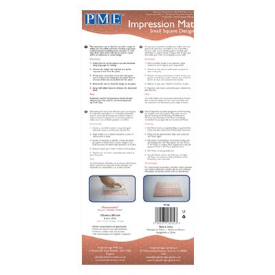 PME Impression Mat Square Small