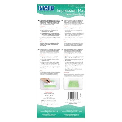 Elegant Wave Impression Mat