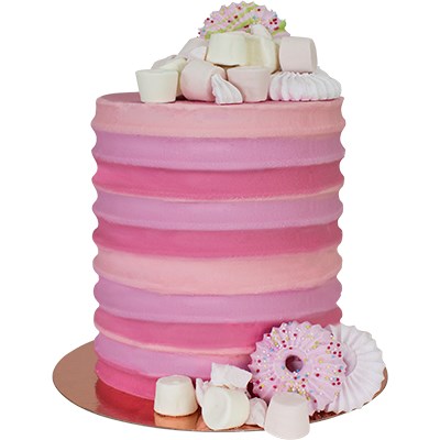 Tall Patterned Edge Side Scraper for Cake Decorating-Ribbed