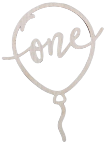 One Cake Topper