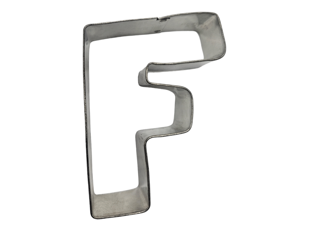 Letter F Cookie Cutter