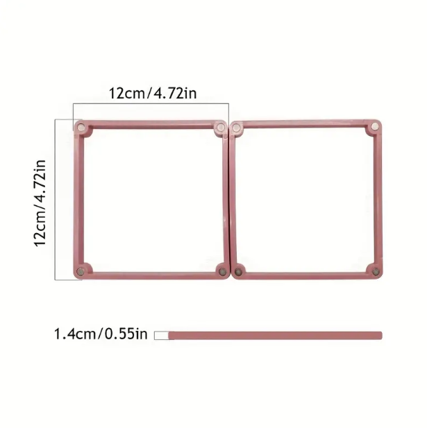Plastic Cookie Stencil Frame For Icing Airbrush