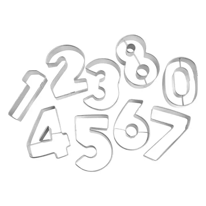 Number 9 Pc Cookie Cutter Set