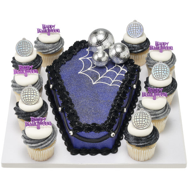 Disco Ball Cupcake Rings