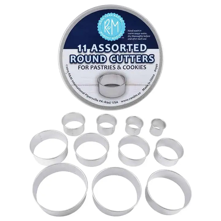 Plain Pastry 11 Pc Cutter Set