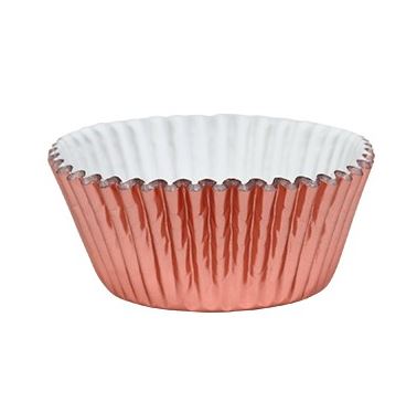 Metallic Baking Cup - Rose Gold Pk/30