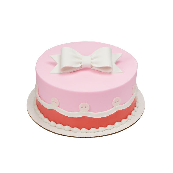 Gum Paste Bow - White