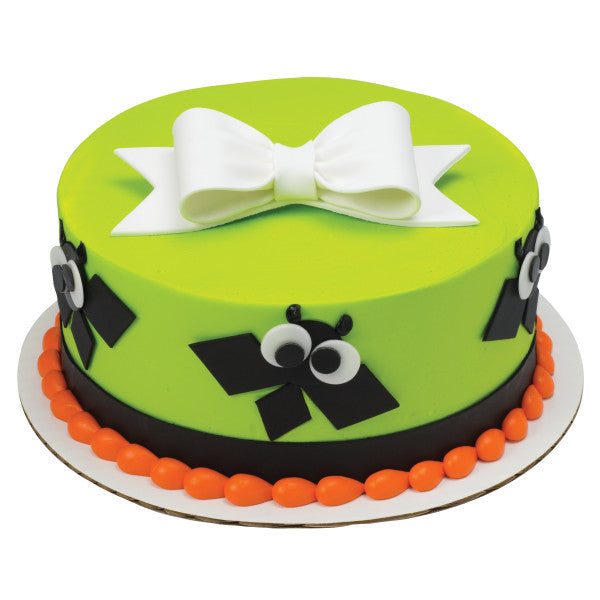 Gum Paste Bow - White