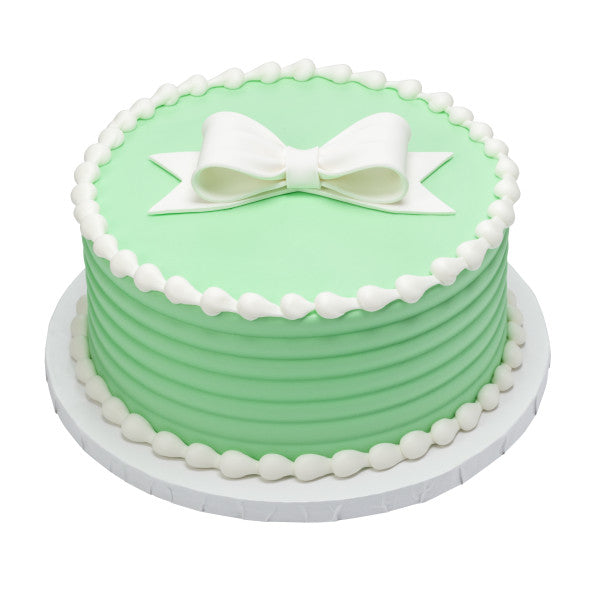 Gum Paste Bow - White