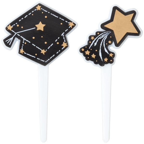 Shoot For The Stars Cupcake Picks