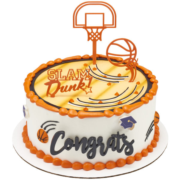 Basketball Cake Topper Kit